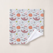 Spooky Halloween Bad Handdoek (Wasdoekje)