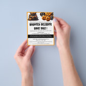 Spooky Halloween Bake Sale Flyer (Hand)