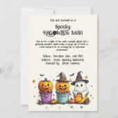 Spooky HALLOWEEN BASH Invitation Kaart (Voorkant)