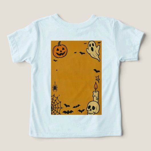 Spooky Halloween Bash Uitnodigen | Geesten en game (Design achterkant)