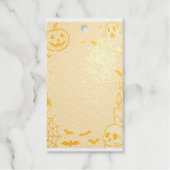 Spooky Halloween Bash Uitnodigen | Geesten en game Cadeaulabels (Voorkant)