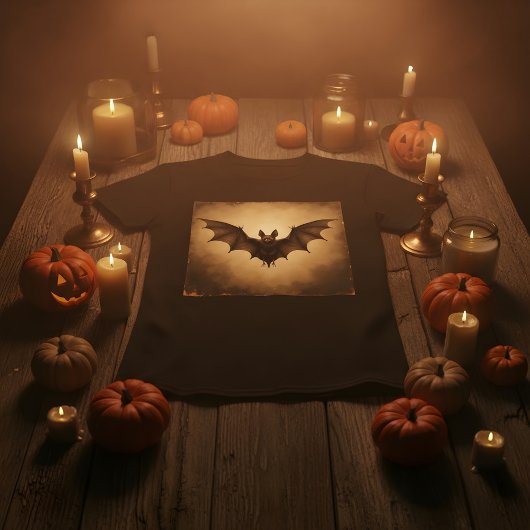 Spooky  Halloween Bat ontwerp T-shirt