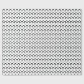 Spooky Halloween Bat Print Paper Cadeaupapier (Vlak)