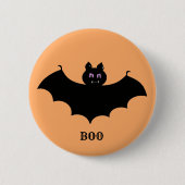 Spooky Halloween Bat Ronde Button 5,7 Cm (Voorkant)