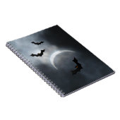 Spooky Halloween Bats in Eclipse Notitieboek (Rechterzijde)