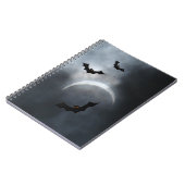 Spooky Halloween Bats in Eclipse Notitieboek (Linkerzijde)