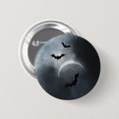 Spooky Halloween Bats in Eclipse Ronde Button 5,7 Cm (Voorkant /achterkant)