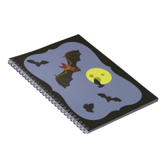 Spooky Halloween Bats Notitieboek (Rechterzijde)