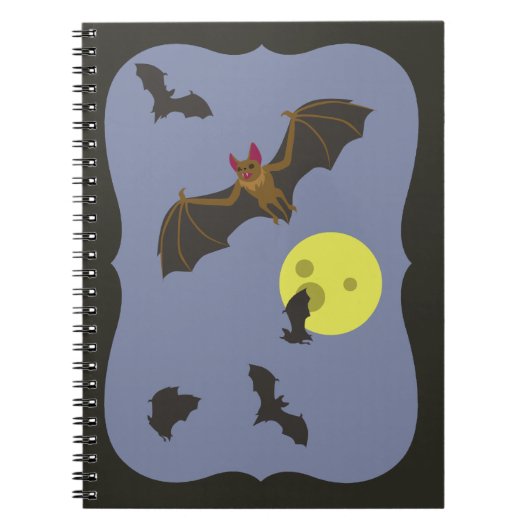 Spooky Halloween Bats Notitieboek (Voorkant)
