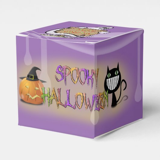 spooky Halloween Bedankdoosjes (Voorkant Zijde)