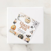 Spooky Halloween Bedankt Label (In situ)