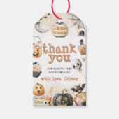 Spooky Halloween Bedankt Label Cadeaulabel (Voorkant)
