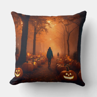 Spooky Halloween bedrukt kussen