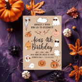 Spooky Halloween Birthday Kaart