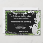 Spooky Halloween Birthday Kaart (Voorkant)