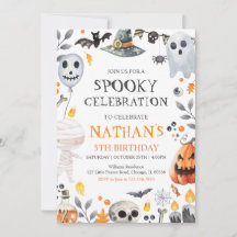 Spooky Halloween Birthday