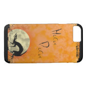 Spooky Halloween Black Cat Case-Mate iPhone Case (Achterkant (Horizontaal))