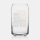 Spooky Halloween Blikvorm Glas (Achterkant)