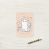 Spooky Halloween Bloemen Spookachtig Post-it® Notes (Op bureau)