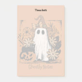 Spooky Halloween Bloemen Spookachtig Post-it® Notes (Voorkant)