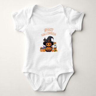 Spooky Halloween body baby Romper