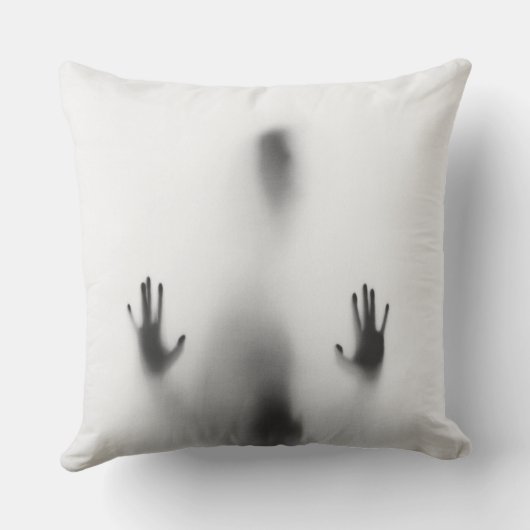 Spooky Halloween Body Shadow Kussen (Achterkant)