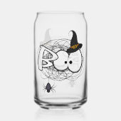 Spooky Halloween Boo Eyes Blikvorm Glas (Achterkant)
