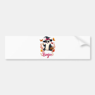 Spooky Halloween Boojee Sassy Classy Ghost Bumpersticker