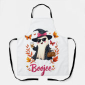 Spooky Halloween Boojee Sassy Classy Ghost Schort (Voorkant)