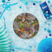 Spooky Halloween Bord 7 inch (Feest)