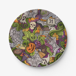 Spooky Halloween Bord 7 inch