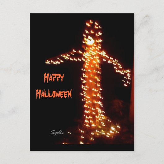 Spooky Halloween Briefkaart (Voorkant)