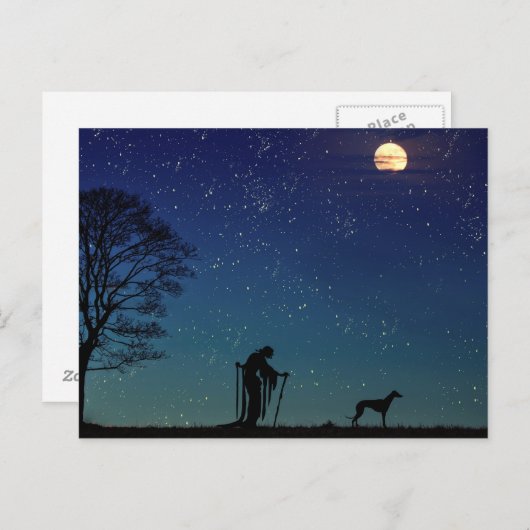 Spooky Halloween Briefkaart (Voorkant / Achterkant)