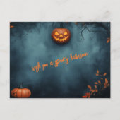 Spooky Halloween Briefkaart (Voorkant)