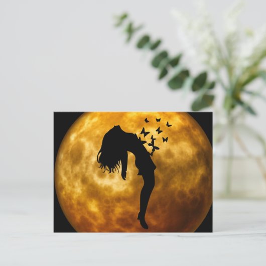 Spooky Halloween Briefkaart (Staand voorkant)