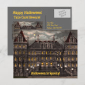 Spooky Halloween Briefkaart (Voorkant / Achterkant)