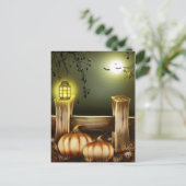 Spooky Halloween Briefkaart (Staand voorkant)