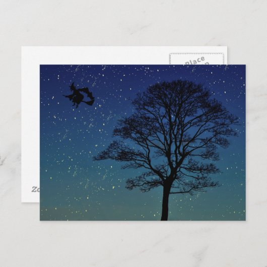 Spooky Halloween Briefkaart (Voorkant / Achterkant)