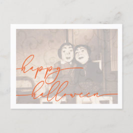 Spooky Halloween Briefkaart Sjabloon