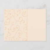 Spooky Halloween Briefkaart Sjabloon (Achterkant)