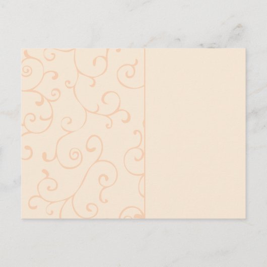 Spooky Halloween Briefkaart Sjabloon (Achterkant)