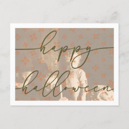 Spooky Halloween Briefkaart Sjabloon