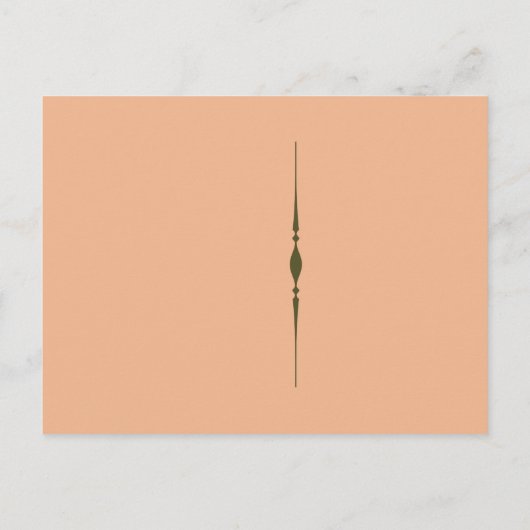 Spooky Halloween Briefkaart Sjabloon (Achterkant)