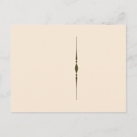 Spooky Halloween Briefkaart Sjabloon (Achterkant)