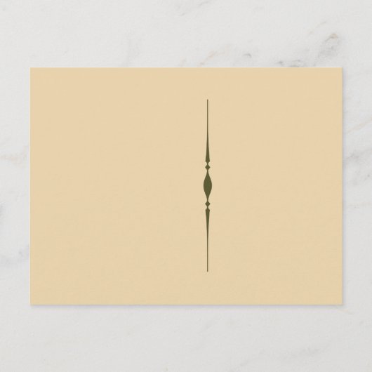 Spooky Halloween Briefkaart Sjabloon (Achterkant)