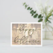 Spooky Halloween Briefkaart Sjabloon (Staand voorkant)