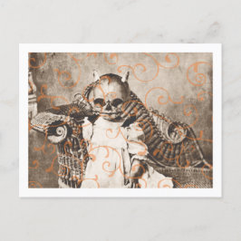 Spooky Halloween Briefkaart Sjabloon