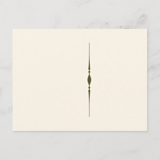 Spooky Halloween Briefkaart Sjabloon (Achterkant)