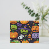 Spooky Halloween Briefkaarten - Stuur lekkernijen! (Staand voorkant)