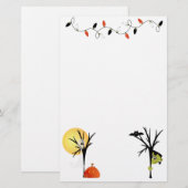 Spooky Halloween Briefpapier (Voorkant / Achterkant)